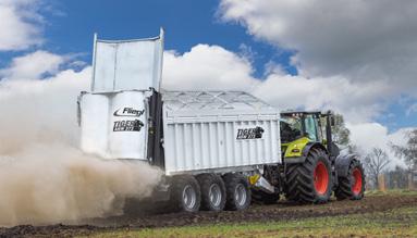 keresztirányú elosztás, Gigant ASW 258 Profi szórószerkezettel 10 t/ha istállótrágya 1.