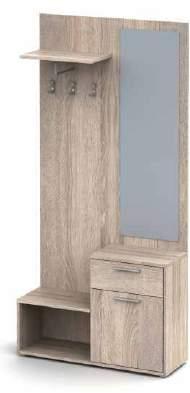 1- szekrény 2DV 55,1x199x34,7 cm 30 900 Ft 2- tükör 99,8x70x1,8 cm 17 300 Ft 3- fogaspanel 54x191,9x30,1