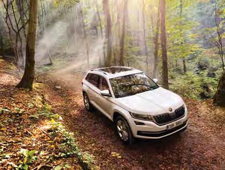28 PARTNEROLDAL EUROFLEET Skoda Kodiaq kiváló választás Az új Skoda Kodiaq kiváló választás azok számára, akik egy valóban kényelmes, praktikus, de mégis divatos autót szeretnének, amely nemcsak a