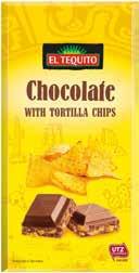 CHIPS-SZEL Tejszínes tejcsokoládé tortilla chips-szel és pörkölt, sós