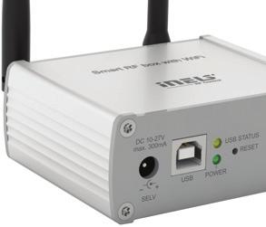 elan-rf-wi-00303 AN-E KÜLSŐ ANTENNA elan-rf-wi-003 RF Touch Compatible kétirányú címzett üzenet SMA csatlakozó* 1dB (a csomag része) 1 piros állapot LED 1 zöld állapot LED ma.