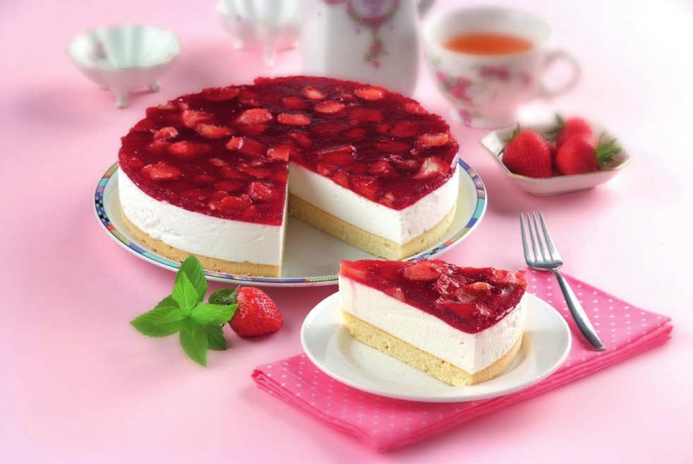 Szamócás túrótorta Ünnepi torta 16