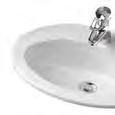 MOSDÓ, WC, VIZELDE mosdó 4191 középen fúrt, 55 cm 1004585 9990 mosdó 4163 középen fúrt, 56 cm