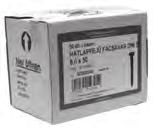 RÖGZÍTÉSTECHNIKA 3x16 mm, 100 db 1009389 439 4,4/db 3x20 mm, 90 db 1009390 439 4,9/db 3x25 mm, 500 db 1003332 1149 2,3/db 3x30 mm, 500 db 1003333 1330 2,7/db 3,5x25 mm, 60 db 1009391 439 7,3/db
