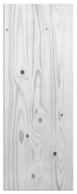 4100x600x38 mm, II. árkategória - matt felület 1137443 19698/tábla FAÁRU ÉS NYÍLÁSZÁRÓK Br. egységár FENYŐ ZSALUS AJTÓ Felhasználható például tároló / gardrób szekrényekhez, ablakokhoz sötétítésre.