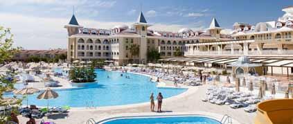 SIDE STAR RESORT***** (Gundogdu) A szálloda kb. 200 méterre található a tengerparttól, kb. 5 km-re Colakli településtől, kb. 12 km-re Manavgat-tól és kb. 55 km-re Antalya repülőterétől.