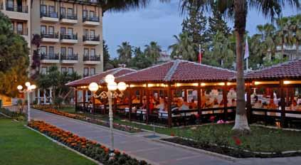 BARUT CENNET & ACANTHUS **** (Sorgun) A szálloda közvetlenül a tengerparton található, kb. 1,5 km-re Side-től és kb. 65 km-re Antalya-tól.