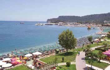 AMBASSADOR HOTEL **** (Kemer) A szálloda Kemer központjában, kb. 50 méterre található a tengerparttól, és kb.