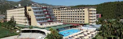 Az utcára néző szoba is kérhető, viszont zajosak. BEACH CLUB DOGANAY ***** (Konakli) A szálloda kb. 100 méterre található a tengerparttól, melytől egy út választja el, kb.
