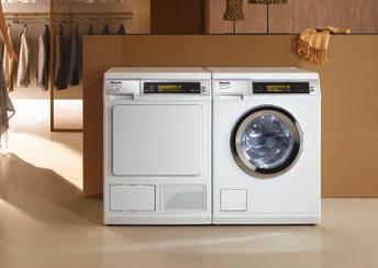 Miele textilápolási rendszer az ideális kombináció A Miele mosógépei és szárítógépei harmonikusan illeszkednek egymáshoz.