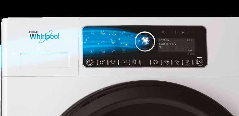 Kiváló teljesítmény A 6. Érzék technológia javítja a mosási és szárítási tapasztalatokat, ezáltal optimalizálja a mosás eredményét.