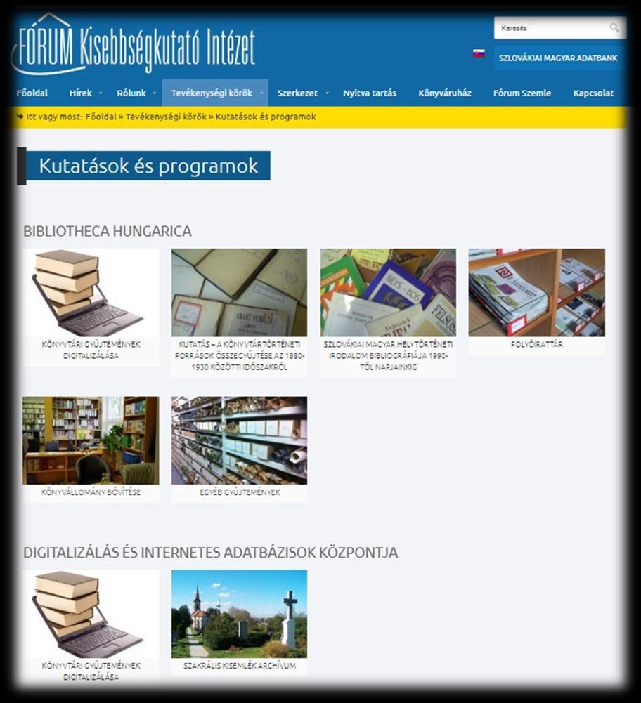segítése, báziskönyvtár Projektek
