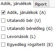 B é r s z á m f e j t ő p r o g r a m 44 1.2. Riport A Riport fülre kattintva elkészül az éves összesítő kimutatás.