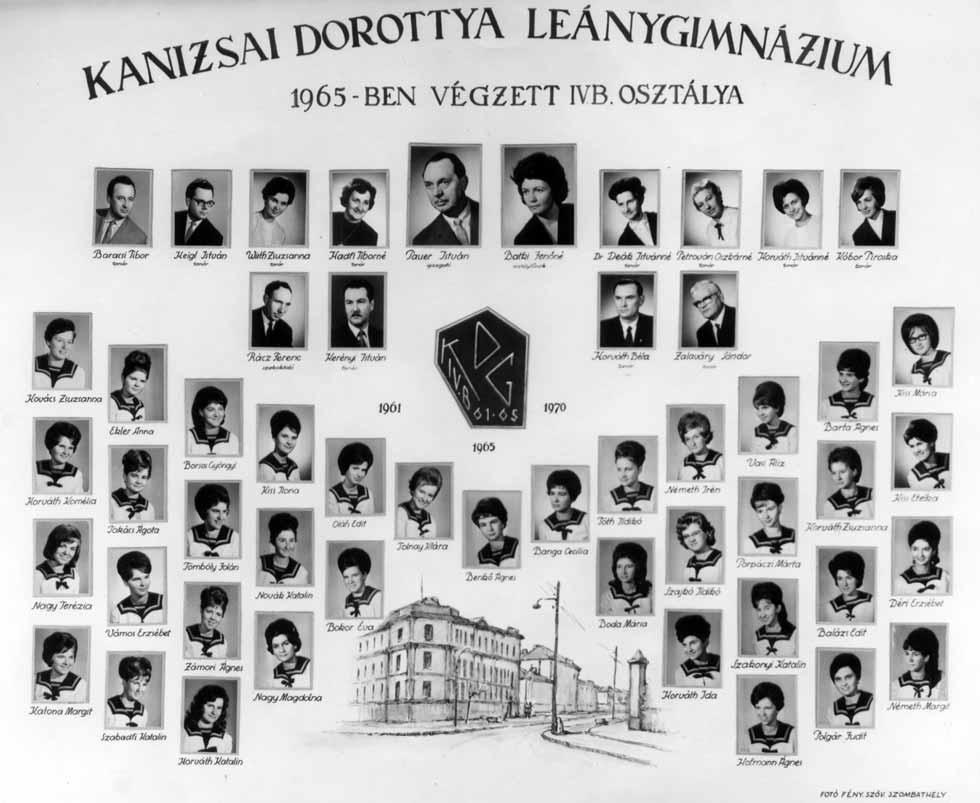 1961-1965 Tablók könyve 1964/65. tanév, IV. B Diákok soronként: 1.