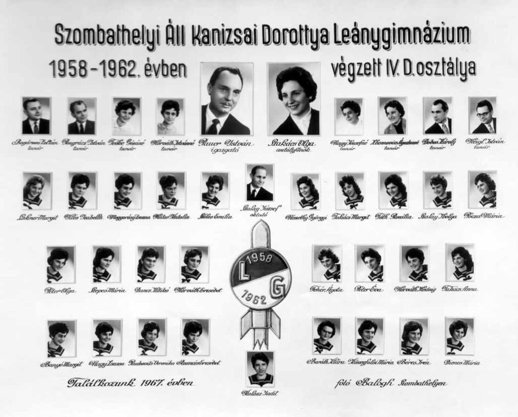 1958-1962 Tablók könyve 1961/62. tanév, IV. D Diákok soronként: 1.