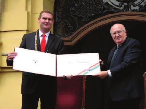 Dobozy Attila akadémikus Szeged város díszpolgára Professor Attila Dobozy, member of the