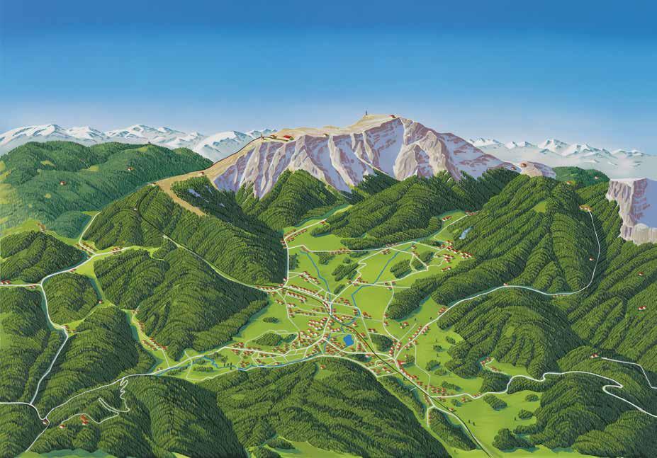 nwiese taler er Gahns 4 25 Klamm Teichwiese s Rohrbachgraben 633 m Anzberg 795 m Krummbachstein 1602 m Knofeleben 1250 m Alpl A Krummbachsattel Pürschhof 7 Waldleiten Kaltwassersattel K