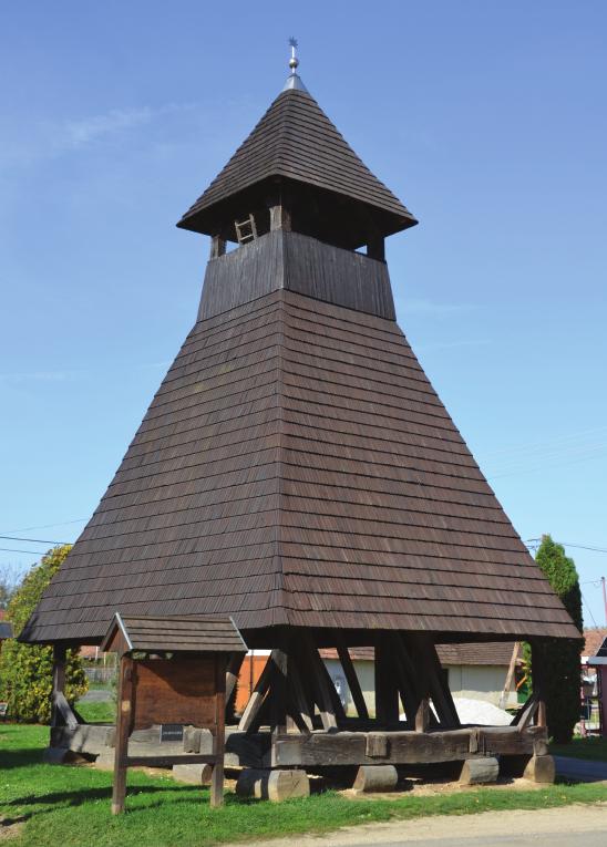 Nemesnép A község legfőbb nevezetessége az 1793-ban épített fazsindelyes, szoknyás (református) harangláb, mely 1937 óta
