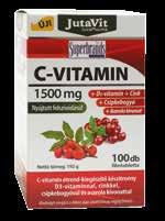 (csipkebogyó- és acerola kivonattal) dúsított vitamin készítmény hozzáadott D3 vitaminnal és cinkkel.
