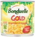 BONDUELLE GOLD CSEMEGEKUKORICA 340/285 g 1 db: 419 Ft, 1 232/1 470 Ft/kg 2+1 db: 558 Ft, 821/979 Ft/kg 2+1 db vásárlása esetén 279 Ft/db A polcon feltüntetett ár már tartalmazza a