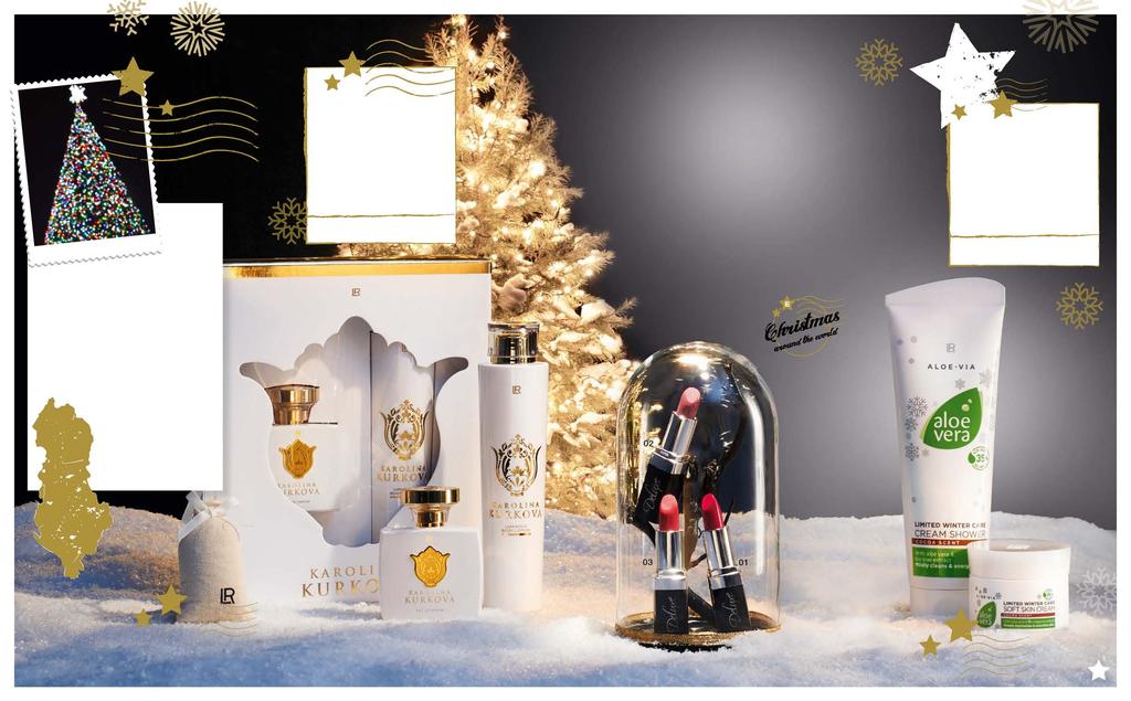 Albánia 2017 Karolina Kurkova szett Eau de parfum 50 ml Testápoló 200 ml + illatosító 30142 45p Egyenként összesen 16.280, 14.490, 1.