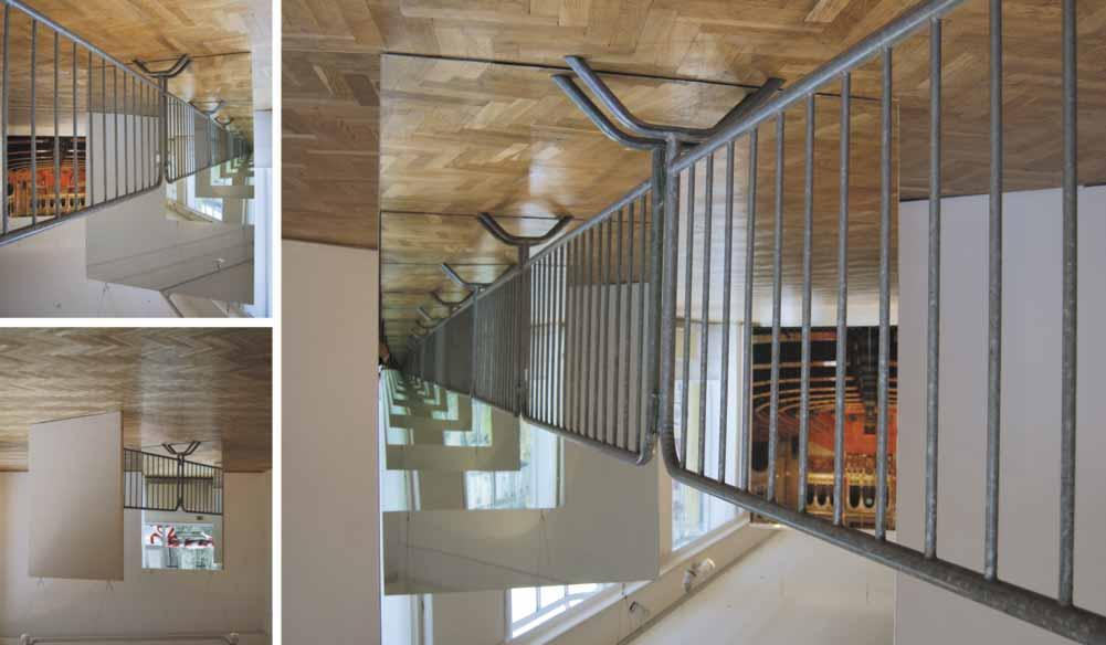 8 the other crowd > 2009 installation: mirrors, police cordon 270x150x200 cm Shows: 2013 Out of the museum and