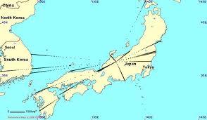 Kamioka kísérlet, Jaán): 295 km