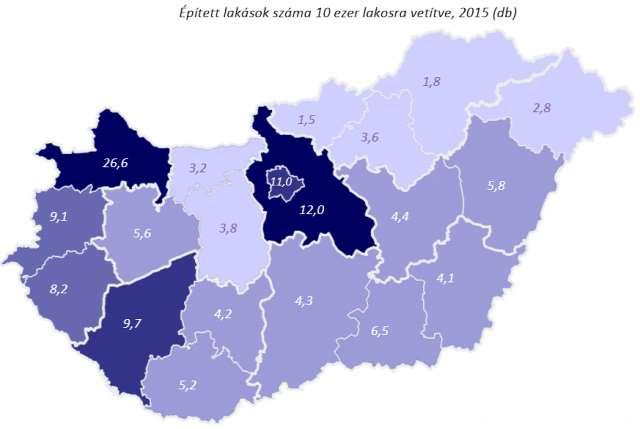 A települések jellemző lakásviszonyai Heves megyében a lakásállomány 2015-ben 135 560 volt.