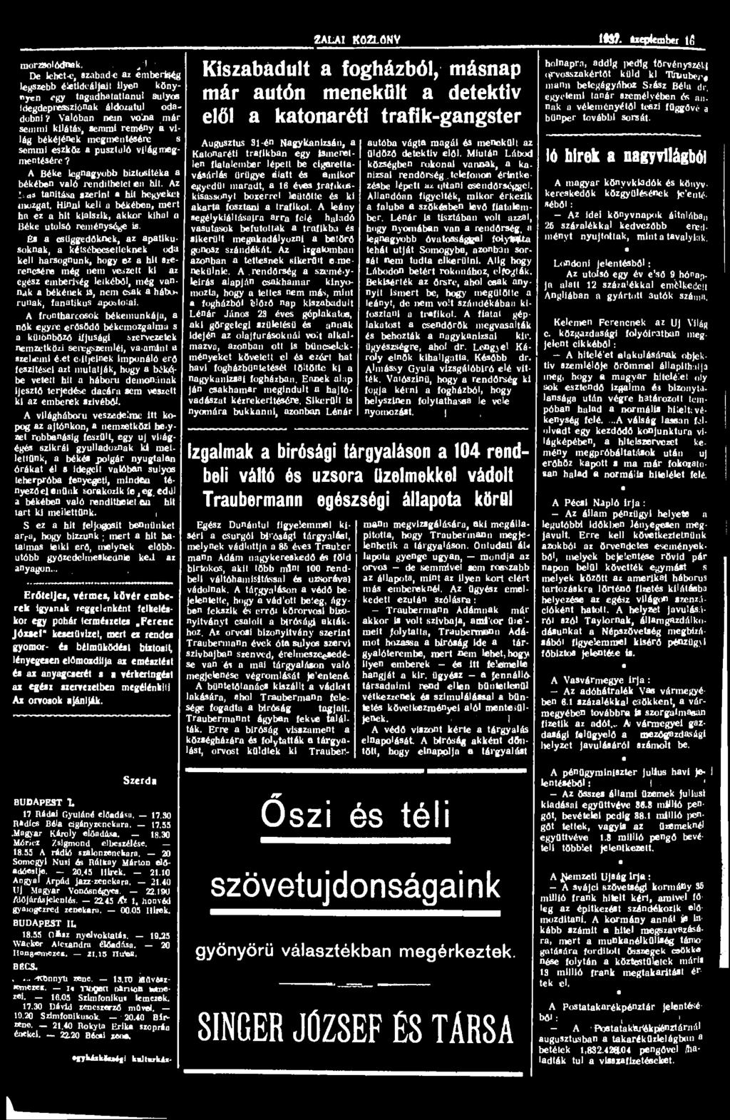 i morzsolódnak. _! 1 De lehet-e, szabad-e az emberiség legszebb étetidc&ljait Ilyen könynycn egy tagadhatatlanul súlyos Idegdcpnessziónak áldozatul odadobni?
