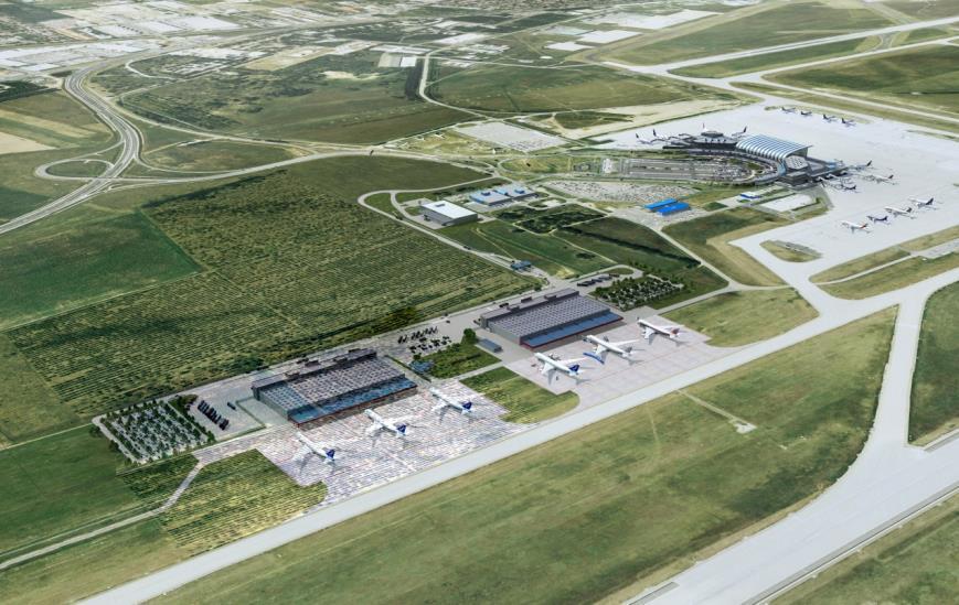 Cargo bázis Phase 1 : Cargo kiszolgáló épület (20,000 m2)