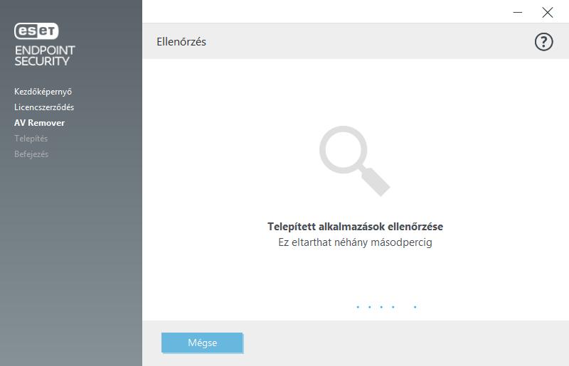 Az ESET AV Remover eszközzel eltávolítható víruskereső szoftverek listája az ESET tudásbázisának cikkében található. 2.