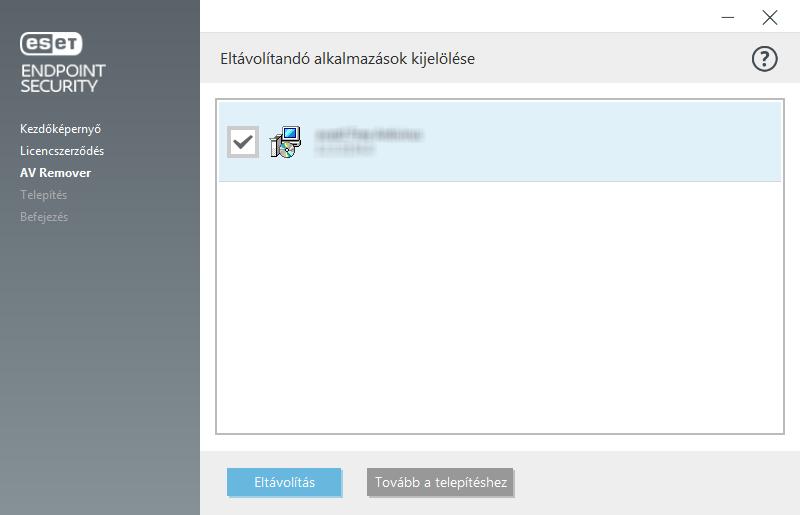 4. Jelölje ki bármelyik víruskereső alkalmazást a