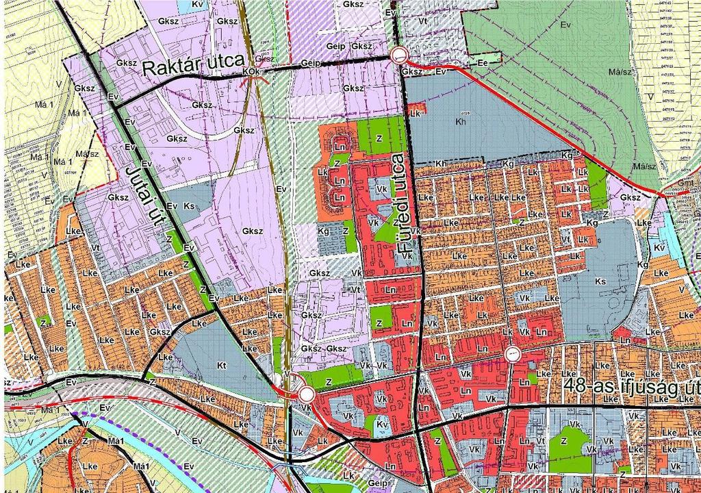 Itt található többek között a város két ipari parkja: a Videoton Ipari Park és a Keleti Ipari Park is.