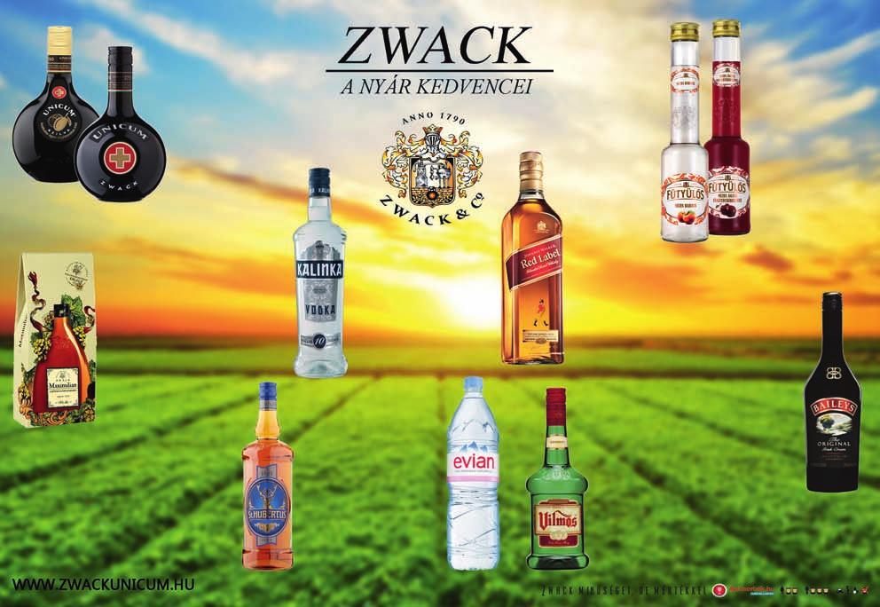 ITALÁRU ZWACK MAXIMILIAN LIKŐR alk: 33% V/V ZWACK UNICUM alk.