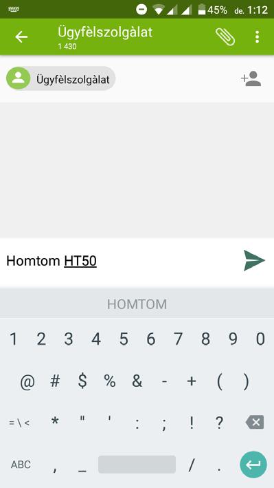 ÜZENETEK 1. Nyomja meg a kezdőlapon az ÜZENETEK gombot ( ). 2. Az üzenetek beállításaihoz a gombbal férhet hozzá- 3. A gombbal hozhat létre új üzenetet. 4.
