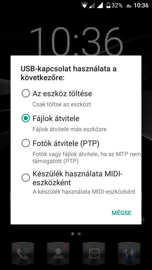 A doboz tartalma Homtom HT50 telefon, USB kábel, hálózati töltő, használati útmutató, jótállási jegy.