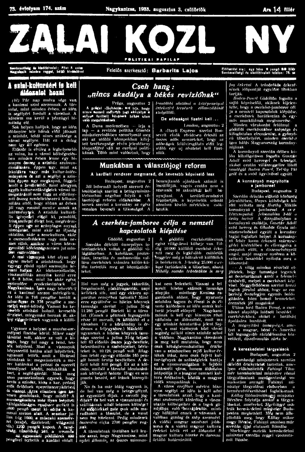 78. ÍTlolyim 174. uám Ntgykinlua, 19SJ.