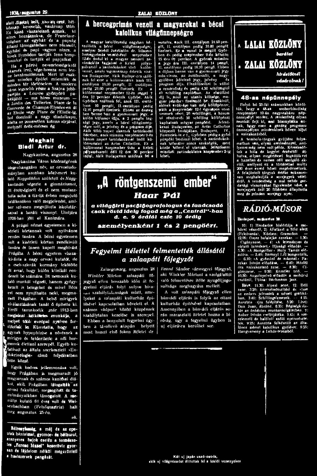 jmmgwwm* 29. alatuüietm toel*. ornt, hétköznap kevesebb, vasárnap több.