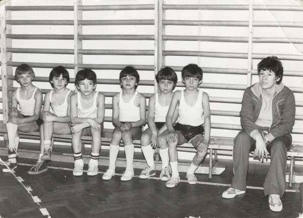 Fiú tornacsapat - 1989 Balról: Szabó József, Ürmösi Károly, Havril