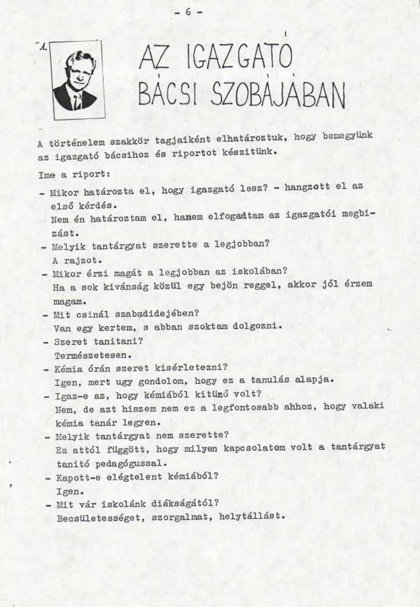 Diákriport Simon