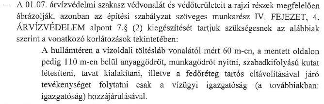 Ssz. A véleményezési szakaszban beérkezett igénylő észrevétel Véleményekre és észrevételekre adott válaszok, változtatási javaslatok 5.