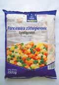 hotel/restaurant/catering Fagyasztott termékek Zöldségek Zöldség mixek Áruházi cikkszám Termék megnevezés Kiszerelés Nettó eladási ár/ Bruttó eladási ár/ 84366 2,5 Horeca Select zsenge zöldborsó