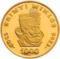 1000 Forint 1966 BP LN: 204-5 (Au) 84,12 g RR! Uncirculated!