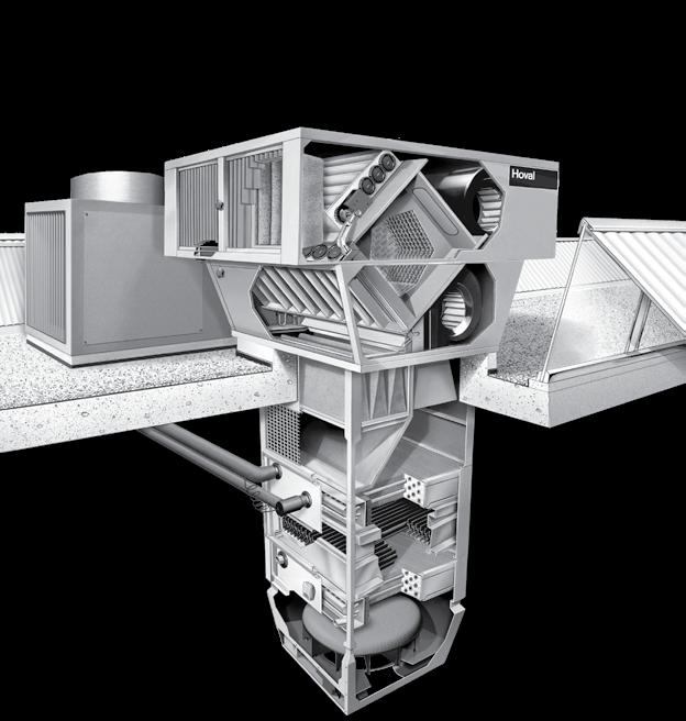 RoofVent direct cool Felépítés és működés 2.2 Légelosztás örvénykamrával (Air-Injector) A szabadalmaztatott légelosztó - ún. örvénykamra - a ké szü - lék meghatározó eleme.