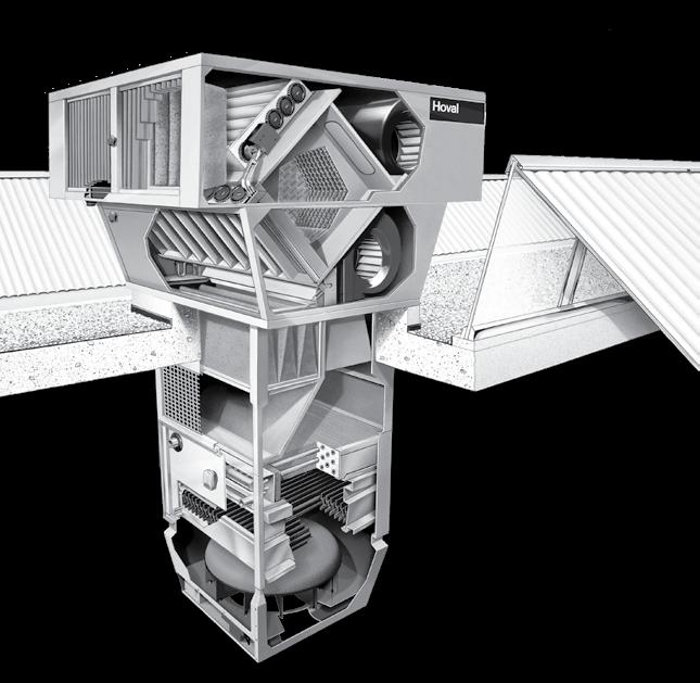 RoofVent LKW Felépítés és működés 2.2 Légelosztás örvénykamrával (Air-Injector) A szabadalmaztatott légelosztó - ún. örvénykamra - a ké szü - lék meghatározó eleme.