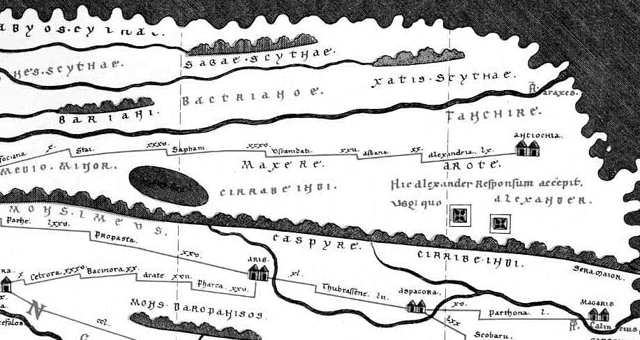 5. ábra: 451. május 26, az avarayr-i perzsa-örmény ütközet vázlata.