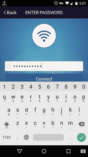 Gépeld be wifi-hálózatod jelszavát, majd nyomd meg a WPS gombot az AM160 hátlapján egy