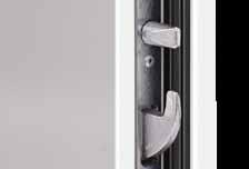 A Thermo65 ajtóknál a zárlemezek optimális ajtóbeállításnak