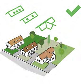18 Ajánlások 19 Ajánlások TETŐFORMA Lókúton lévő családi házak tetőformája