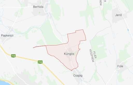 Legközelebbi települések: Berhida 6 km, Csajág 3 km közúton. Határos még (földúton) Balatonkenesével, Papkeszivel, Ősivel és Fülével.